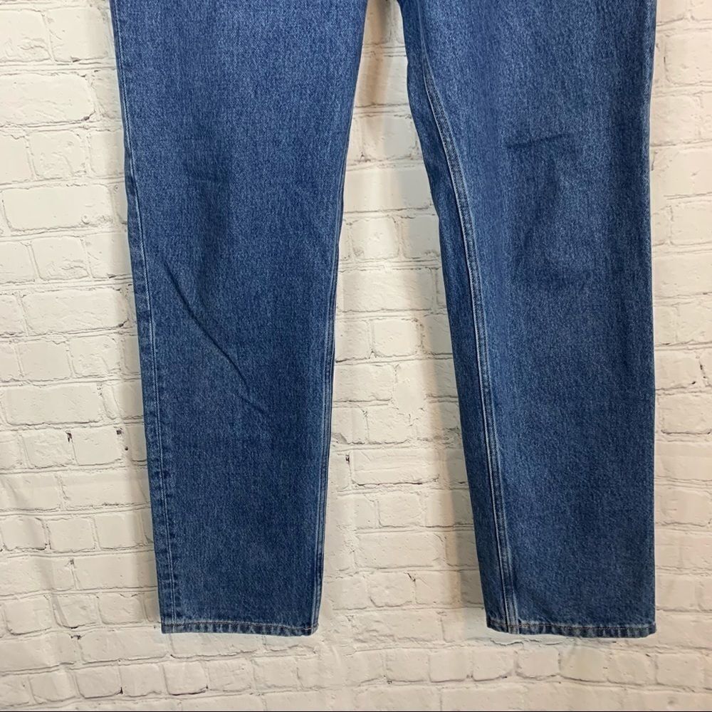 ASOS Collusion Mom Jeans size 30long Dark Wash - Picture 4 of 12